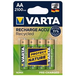 Varta 56816101404 Recycled AA 2100 mAh Kalem Pil 4lü