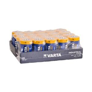 Varta 4020 Endüstriyel Alkalin D Büyük Boy Pil 20li