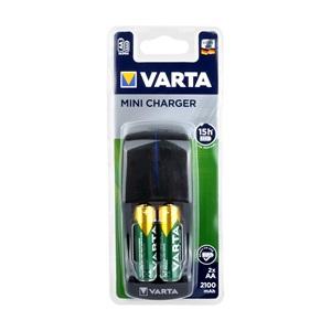 Varta 57646101451 Mini Pil Şarj Cihazı 2xAA 2100 mAh Pilli