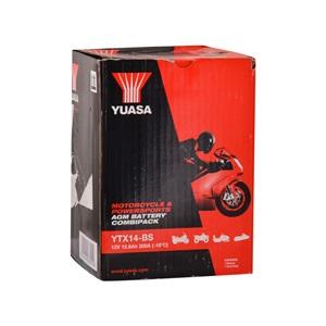 Yuasa YU-YTX14-BS 12V 12 Ah CCA 200 EN Motosiklet Aküsü