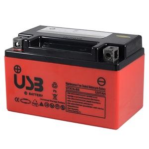 USB UTX7A-BS 12V 7 Ah Motorsiklet Aküsü