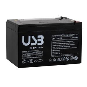 USB USL 12V 12 Ah Bakımsız Kuru Akü