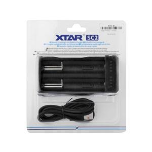 Xtar SC2 - Taşınabilir Hızlı Li-ion Pil Şarj Cihazı / 2li