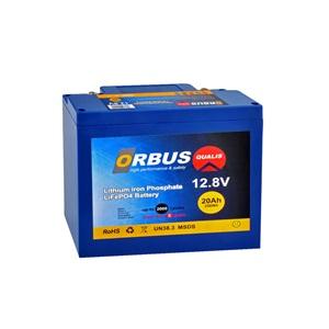 Orbus 12.8V 20 AH LiFePO4 Lityum Akü