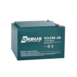 Orbus 6-DZM-26 12V 26 Ah Deepcyle Elektrikli Bisiklet Akü