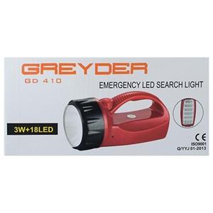 Greyder GD-410 3W+18 Ledli Projetör Feneri