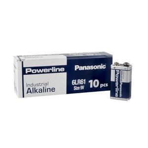 Panasonic - Powerline - 6LR61AD/10BB - 9V - Alkaline Pil - 10lu Kutu