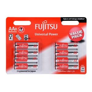 Fujitsu Universal Power LR06 Alkaline Kalem AA Size Pil 8Li Blister