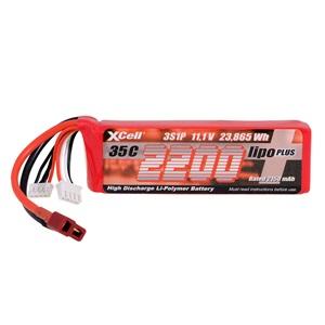 XCell Plus 11.1V 2200mAh 3S1P 35C Li-Polymer Pil