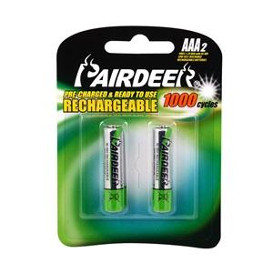 Pairdeer 1.2V 800 Mah AAA Size Kullanıma Hazır Şarjlı Pil-2li Blister