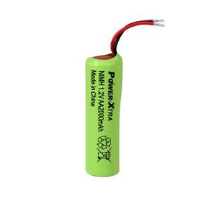 Power-Xtra 1S1P - 1.2V 2000 mAh AA - Ni-Mh Şarjlı Pil - Kablolu-5cm