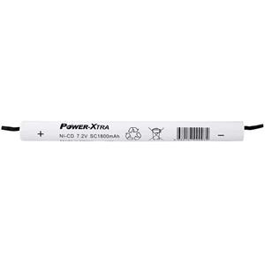 Power-Xtra 6S1P - 7.2V 1800 mAh SC - Ni-Cd Şarjlı Batarya - Pinli