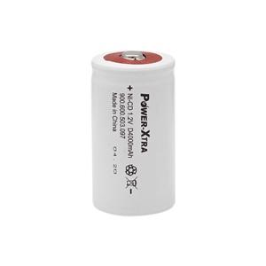 Power-Xtra PX4000DHT - 1.2V 4000 Mah - D - Ni-Cd Şarjlı Pil - Başlı