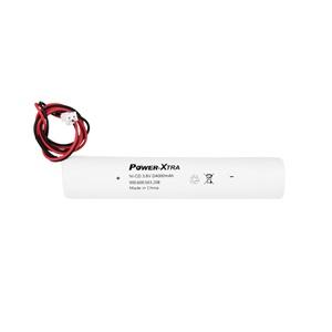 Power-Xtra 3S1P - 3.6V 4000 mAh D - Ni-Cd Şarjlı Batarya - BRK24-Soketli