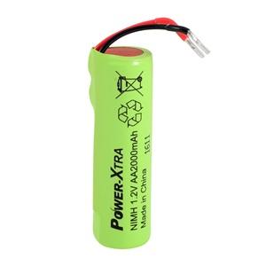 Power-Xtra 1S1P - 1.2V 2000 mAh AA - Ni-Mh Şarjlı Pil - Kablolu-3cm