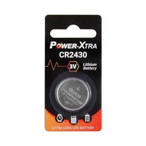 Power-Xtra CR2430 3V Lithium Pil - Tekli Blister