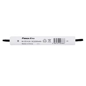 Power-Xtra 4S1P - 4.8V 2200 mAh SC - Ni-Cd Şarjlı Batarya - Pinli