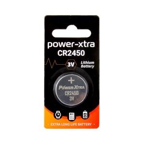 Power-Xtra CR2450 3V Lithium Pil - Tekli Blister