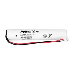 Power-Xtra 3S1P - 3.6V 2000 mAh SC - Ni-Cd Şarjlı Batarya - BRK24-3pin-Soketli-Özel