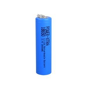 Power-Xtra 1S1P - 18650 - 3.7V 2000 Mah Li-ion Şarjlı Pil- Pinli -1C