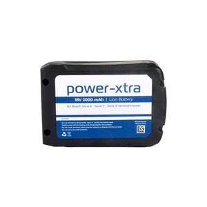 Power-Xtra - Bosch - Serie 6 - Serie 7 - Serie 8 Dikey Süpürge Bataryası - 18V 2000mAh Li-ion Batarya