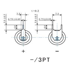 GMB 3.6V ER14250/3PT Lithium Pil