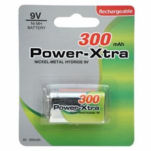 Power-Xtra 9V 300 Mah Şarj Edilebilir Pil (i)