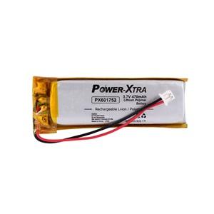 Power-Xtra PX601752 - 3.7V 470 mAh Li-Polymer Pil - Devreli-Soketli