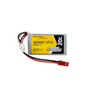 Power-Xtra PX800XXL2S -2S1P- 7.4V 800 mAh Li-Polymer Pil -20C