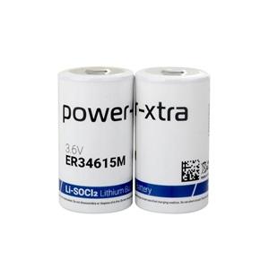 Power-Xtra 3.6V ER34615M D Size Li-SOCI2 Lithium Pil