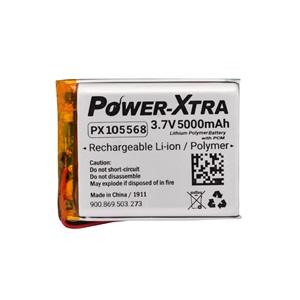 Power-Xtra PX105568 - 3.7V 5000 mAh Li-Polymer Pil - Devreli-3.0A