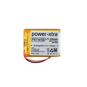 Power-Xtra PX114153 - 3.7V 2500 mAh Li-Polymer Pil - Devreli - 2.5A