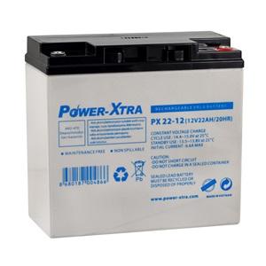 Power-Xtra PX22-12NE F6 -12V 22 Ah Akü - F6 - Vidalı