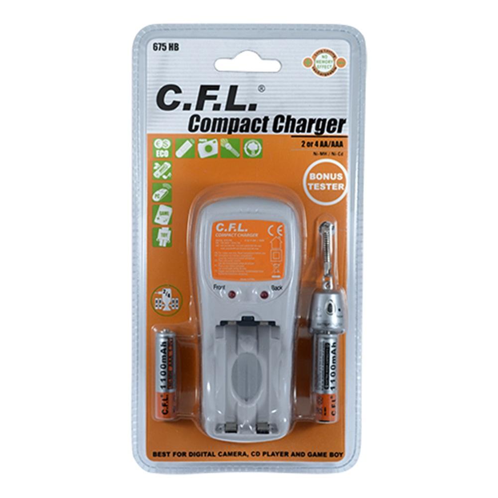 CFL Compact HB675 Charger 2XAAA 1100 Rec.