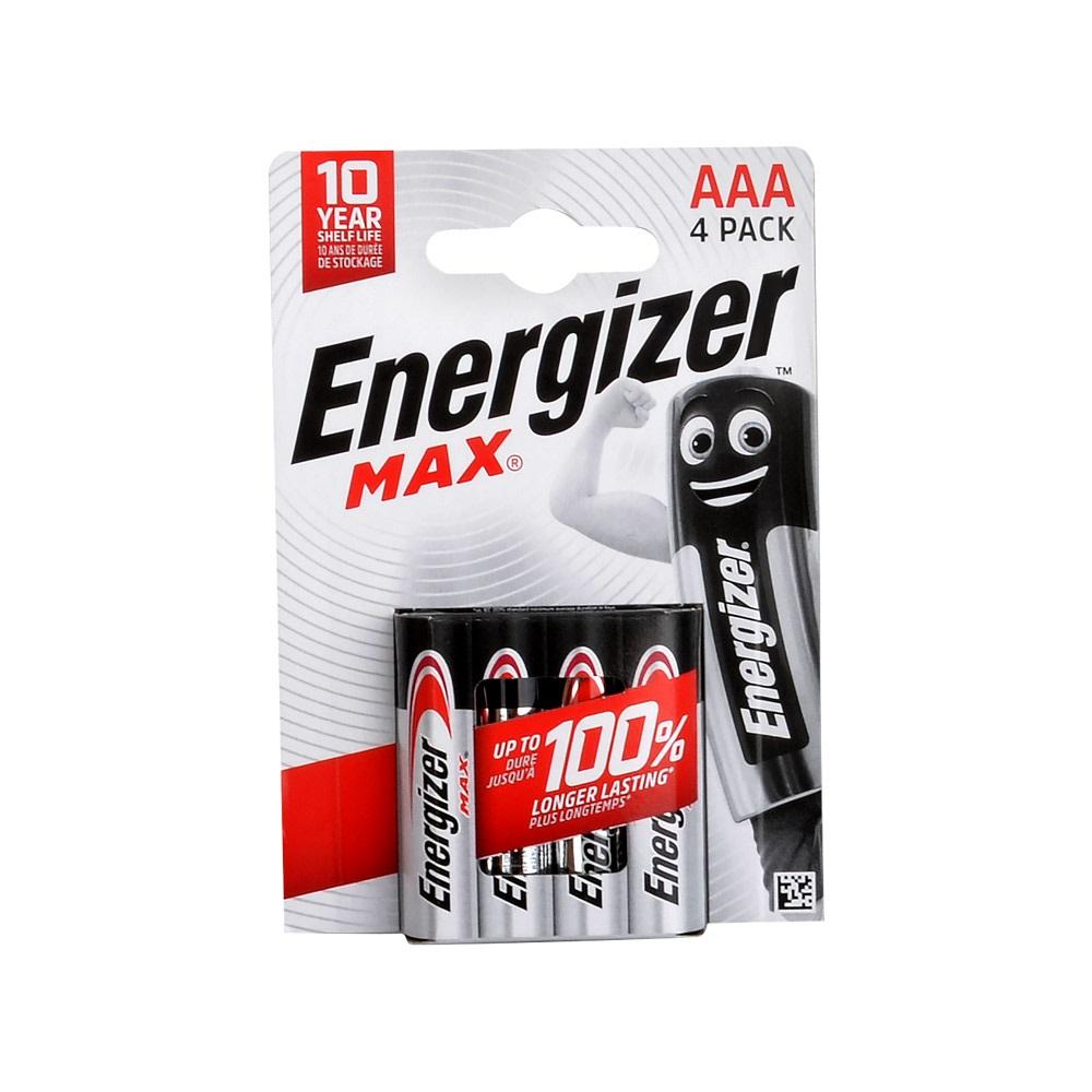 Energizer Max AAA İnce Kalem Pil 4lü Blister