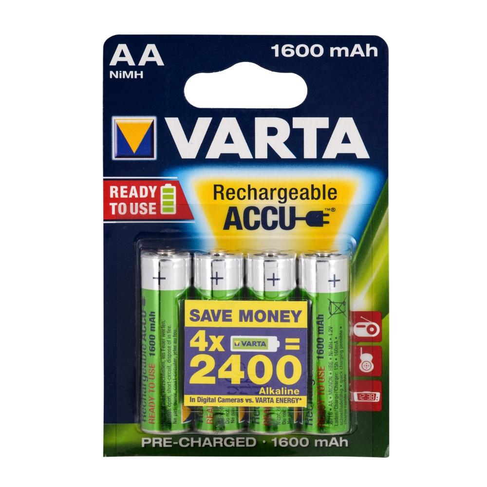 Varta 56716101404 Rady2Use Kalem Pil - AA 1600 mAh 4lü