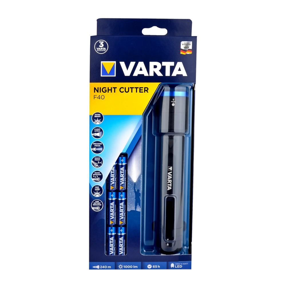 Varta 18902 Night Cutter F40 14W Led Fener 6xAA