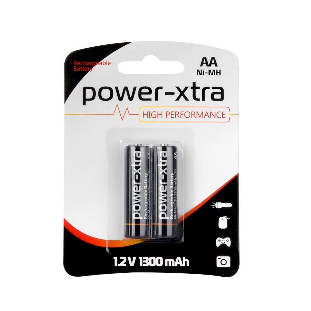 Power-Xtra 1.2V 1300 Mah AA Size Şarjlı Pil - 2li Blister