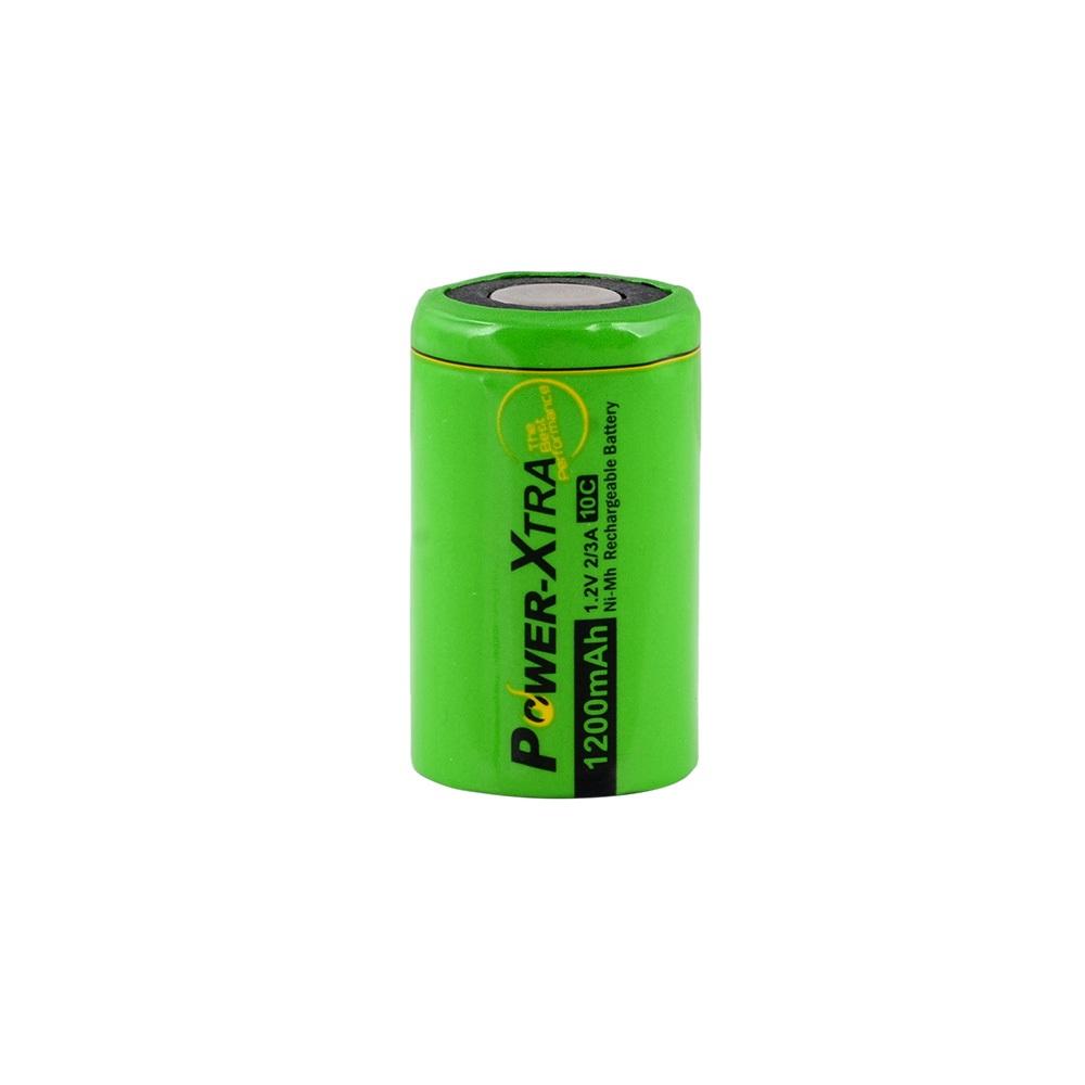 Power-Xtra 1.2V Ni-Mh 2/3A 1200 Mah Şarjlı Pil_Power Type(10C)